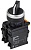 Переключатель 2 полож. 1НО+1НЗ черн. MASTER IEK MI-SW60-11X2-3-24-2-K02