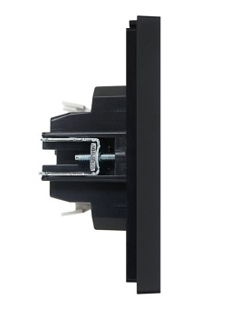 Выключатель проходной 1-кл. СП FORTE&PIANO 10А FP103 черн. IEK FP-V12-0-10-1-K02