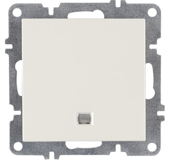 Выключатель 1-кл. LAVIN/KAREN с подсветкой механизм бел. ARVIA 50 01 1000 201