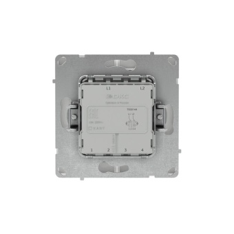 Переключатель 2-кл. KANT с подсветкой бел. магнолия DKC 7000144