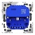 Розетка 1-м СП S70 16А с USB A+A с заземл. защ. шторки механизм графит Voltum VLS040407