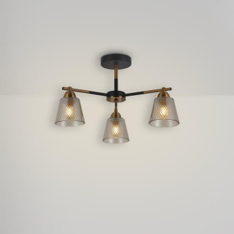 Люстра Kello 60Вт E27х3 IP20 Freya FR4015PL-03BBZ