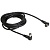 Шнур TV PLUG - TV JACK 1.5М угловой черн. Rexant 18-0012
