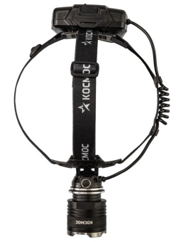 Фонарь налобный аккум. 10Вт P70 LED/Li-ion18650 3х1200мА.ч алюм. КОСМОС (KOC853Lit)