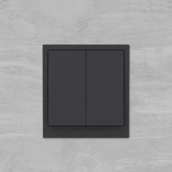 Кнопка 2-кл. KANT черн. уголь DKC 7012154