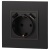 Розетка 16А 250В 2P+E с 2хUSB 5В-3А защ. шторки Elegance антрацит 14-4109-05 ЭРА Б0047871