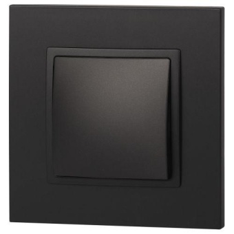 Выключатель 1-кл. СП Elegance 14-1101-05 10А IP20 250В 10AX механизм антрацит Эра Б0034212