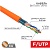 Кабель витая пара F/UTP кат.5e 4х2х24AWG LSZH нг(А)-HF INDOOR SOLID оранж. (м) Rexant 01-0150