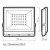 Прожектор светодиодный СДО-20 100Вт 6500К IP65 230В BL ДО прозр. закален. стекло ФАZА 5047341