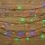 Гирлянда светодиодная "Твинкл Лайт" 10м 80LED мультиколор 5.7Вт 220-240В IP20 с контроллером 8 режимов провод ПВХ темн. зел. Neon-Night 303-049