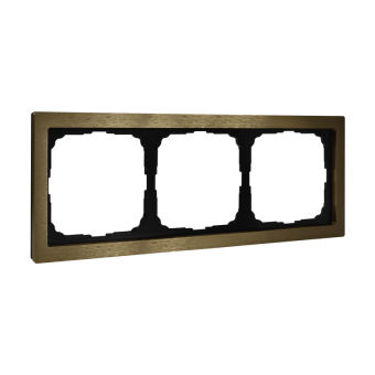 Рамка 3-м ArtGallery Pure метал. латунь SE GAL312203
