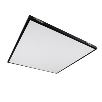 Светильник светодиодный ДВО PPL 588/G OPAL 40Вт 4000К IP40 588х588х25мм BLACK Грильято Pro JazzWay 5062023
