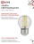 Лампа светодиодная филаментная LED-ШАР-deco шар прозрачная 15Вт 230В E27 4000К 1435лм IN HOME 4690612055985 Лампа светодиодная филаментная LED-ШАР-deco шар прозрачная 15Вт 230В E27 4000К 1435лм IN HOME 4690612055985