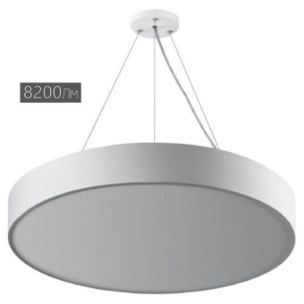 Светильник светодиодный Geometria Ring SPO-132-W-40K-088 88Вт 4000К 6000Лм IP40 800х80 бел. подвесной драйвер внутри ЭРА Б0058902