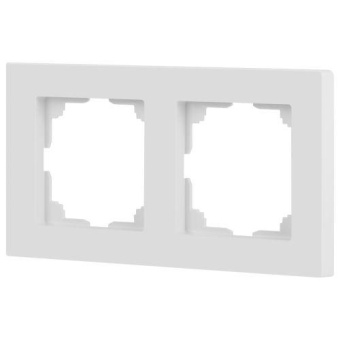 Рамка 2-м СП Accent 6-502-01М бел. матов. Intro Б0063751