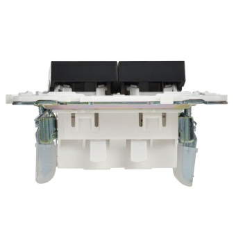 Выключатель проходной 2-кл. SKANDY 10А SK-V05Bl черн. IEK SK-V22-0-10-K02