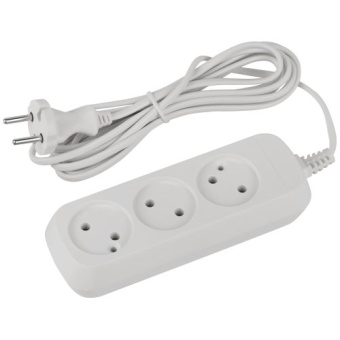 Удлинитель 3х3м без заземл. ШВВП 2х0.75 UDL-6-330 Greenline Эра Б0065041