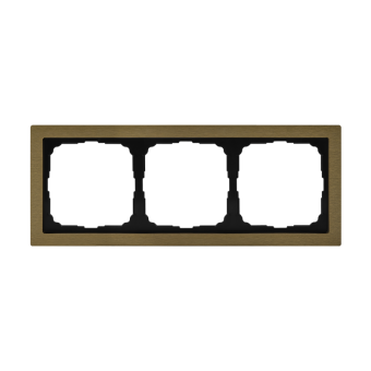 Рамка 3-м ArtGallery Pure метал. латунь SE GAL312203