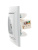 Розетка компьютерная 2-м СП Mira RJ45 сер. метал. LEZARD 701-1010-141