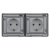 Розетка Эксперт 11-2503-01 2х2P+E гориз. IP55 16А-250В ОУ бел. Эра Б0063264