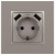Розетка Elegance 14-4109-16 16A 250В 2P+E защ. штор. с 2xUSB 3А 5В титан Эра Б0065775
