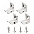 Держатель SL-KANT-H16 метал. Arlight 024486