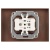 Розетка 2-м СП Accent 6-204-09 16А IP20 250В 2P AL/CU титан Intro Б0063433 Розетка 2-м СП Accent 6-204-09 16А IP20 250В 2P AL/CU титан Intro Б0063433