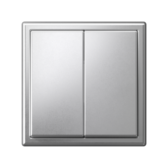 Переключатель 2-кл. ArtGallery (сх. 6/2) 10AX механизм алюм. SE GAL000365