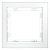 Рамка 1-м S70 стеклян. бел. матов. Voltum VLS110102
