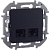 Розетка компьютерная 2-м Inspiria RJ45 кат.5E UTP антрацит IEK 673838