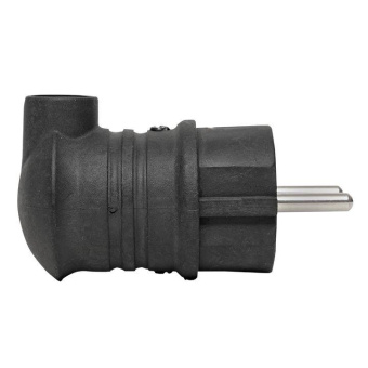 Вилка угловая 16А 2P+PE 230В IP44 каучук PROxima EKF RPS-017-16-230-44-r