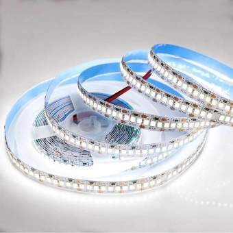 Лента светодиодная 24В 14.4Вт/м smd2835 240 диод/м IP20 1200лм/м PCB 10мм 4000К (уп.5м) Apeyron 00-516
