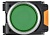 Кнопка d22мм 1НО+1НЗ MASTER с подсветкой зел. IEK MI-BT60-11D-3-12-K06