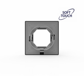 Рамка 1-м Pixel IP44 карбон TOKOV ELECTRIC TKE-PX-RM1-C14-IP44
