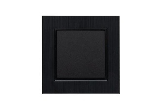Выключатель 1-клав. Karea LINE STAR чер. Makel 86054001