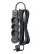 Удлинитель 3х3м с заземл. 10А IP20 USB 2800Вт 220В ПВС 3х1 с выкл. черн. КОСМОС YKsm3m3g-Z-VU10А-B