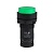 Кнопка с подсветкой OptiSignal Compact D22 С7-PL-M310 зел. 1НО 230В AC XB7NW33M1 КЭАЗ 362100