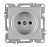 Розетка 1-м СП LAVIN/KAREN 16А IP20 без заземл. механизм сер. ARVIA 50 03 2000 215