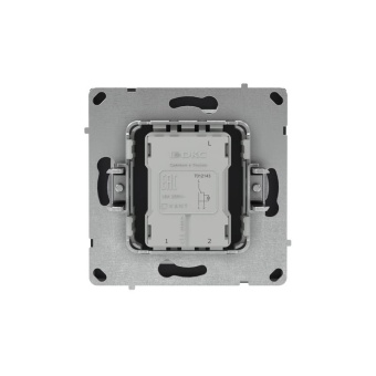 Переключатель 1-кл. KANT с подсветкой черн. уголь DKC 7012143