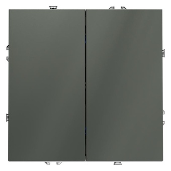 Выключатель 2-кл. СП S70 10А механизм титан Voltum VLS020106