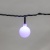 Гирлянда светодиодная "Шарики" 5м d25мм 25LED RGB ПВХ темн. зел. Neon-Night 303-550