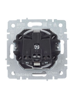Розетка BRITE РСбш10-3-44-БрТБ 16А IP44 с заземл. защ. шторки с крышкой механизм бронза IEK BR-R16-16-44-K45