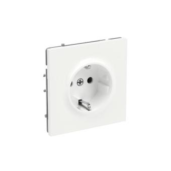 Розетка силовая KANT 2P+E без шторки бел. магнолия DKC 7000033