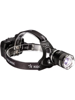 Фонарь налобный аккум. 10Вт P70 LED/Li-ion18650 3х1200мА.ч алюм. КОСМОС (KOC853Lit)