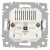 Розетка 1-м СП Accent 6-410-05 16А IP20 250В P+E Schuko + 2хUSB защ. шторки антрацит Intro Б0063698