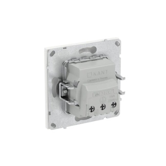 Розетка силовая KANT 2P+E без шторки бел. магнолия DKC 7000033