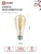 Лампа светодиодная LED-ST64-deco gold 11Вт цилиндр золотая 3000К тепл. бел. E27 1160лм 230В IN HOME 4690612035673 Лампа светодиодная LED-ST64-deco gold 11Вт цилиндр золотая 3000К тепл. бел. E27 1160лм 230В IN HOME 4690612035673