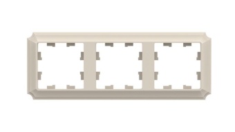 Рамка 3-м AtlasDesign Antique универс. беж. SE ATN100203