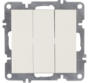 Выключатель 3-кл. LAVIN/KAREN механизм бел. ARVIA 50 01 1000 254