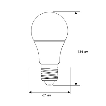 Лампа светодиодная LED20-A65/845/E27 20Вт грушевидная матовая 4500К бел. E27 170-265В Camelion 13165
